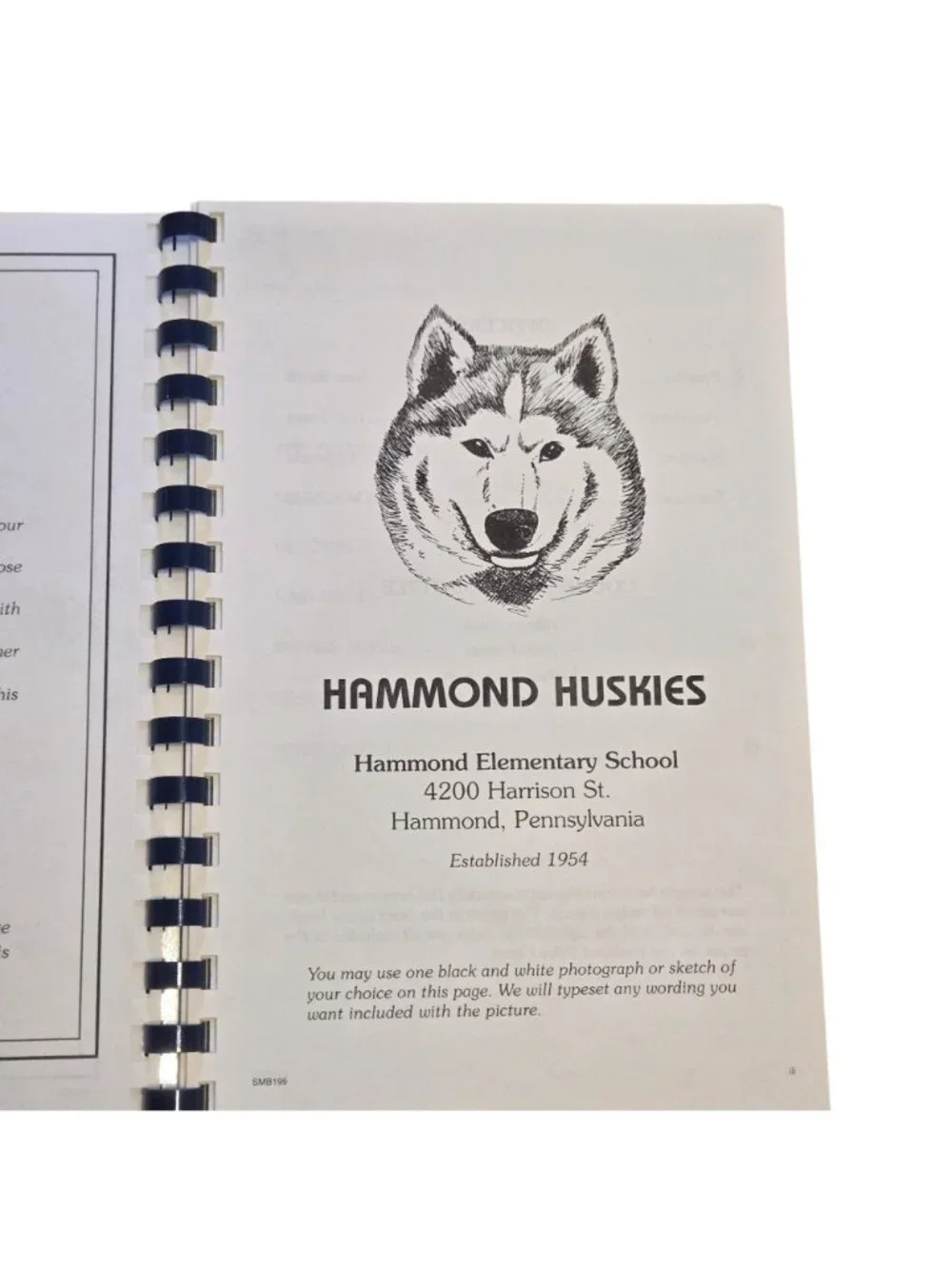 Hammond Huskies Elementary School Cookbook Pennsylvania PTA Treasured Recipes
